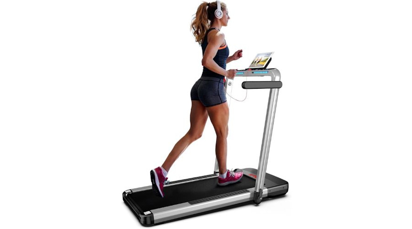 FLYLINKTECH 2-in-1 folding treadmill