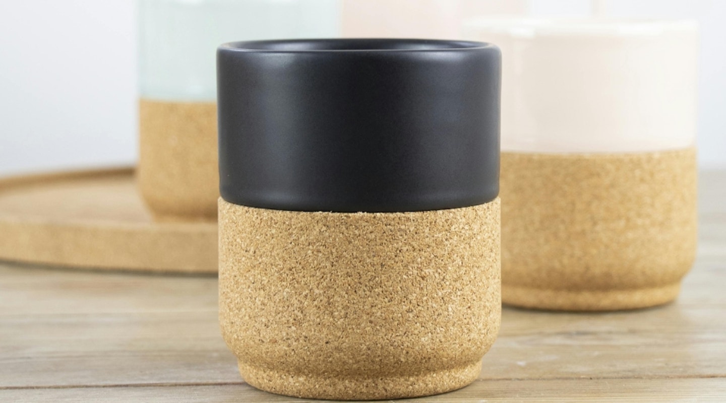 LIGA Cork + Pottery Mug
