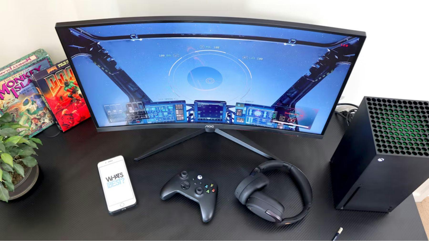 Play Like Never Before The Best Monitors For The PS5 In 2024 AOC Gaming CQ27G2SE Monitor Whats The Best Chris Duffill 1 