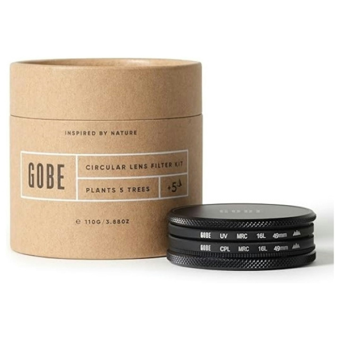 Gobe UV + Circular Polarizing Lens Filter Kit