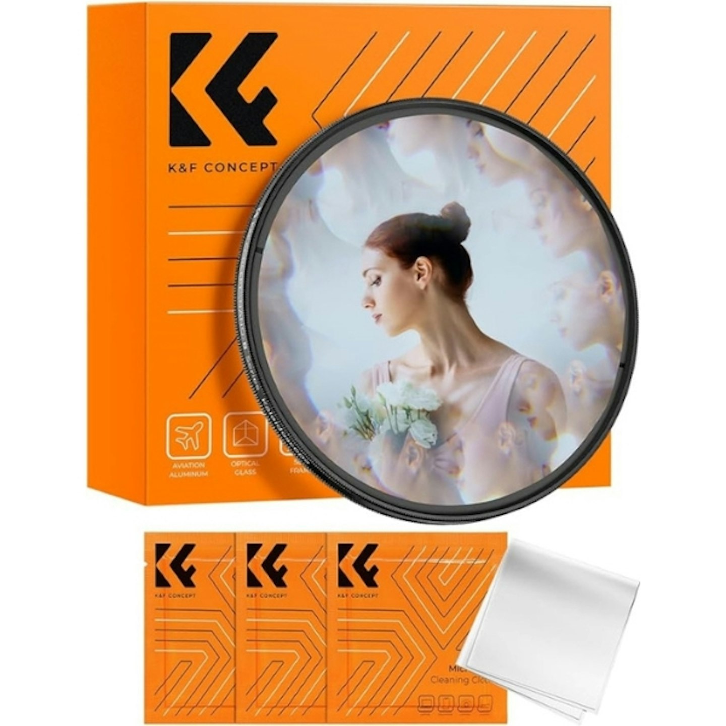 K&F Concept 77mm Kaleidoscope Prism Lens Filter