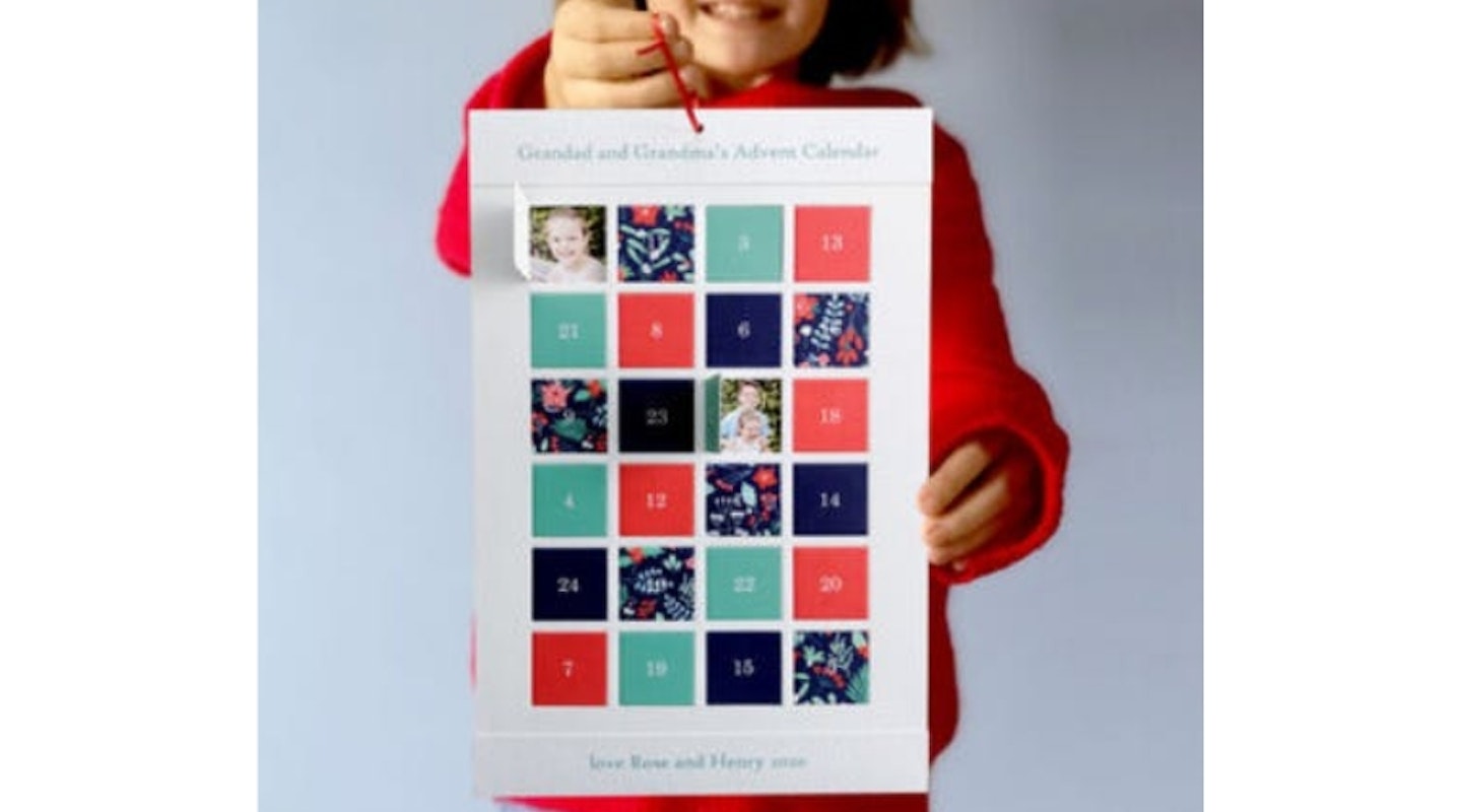 Personalised Photo Advent Calendar For Grandparents