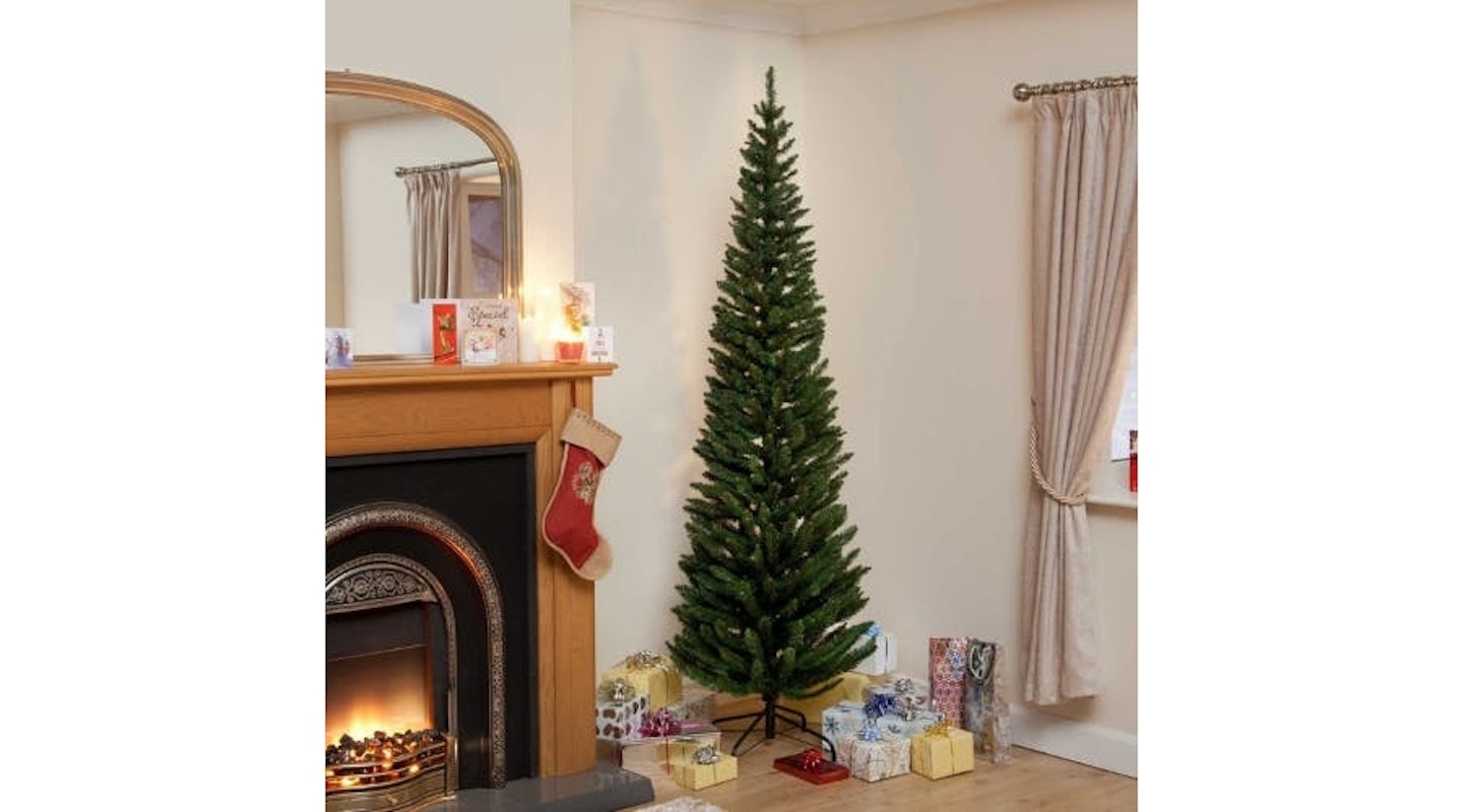 TrendMakers Pine Slim Artificial Christmas Tree