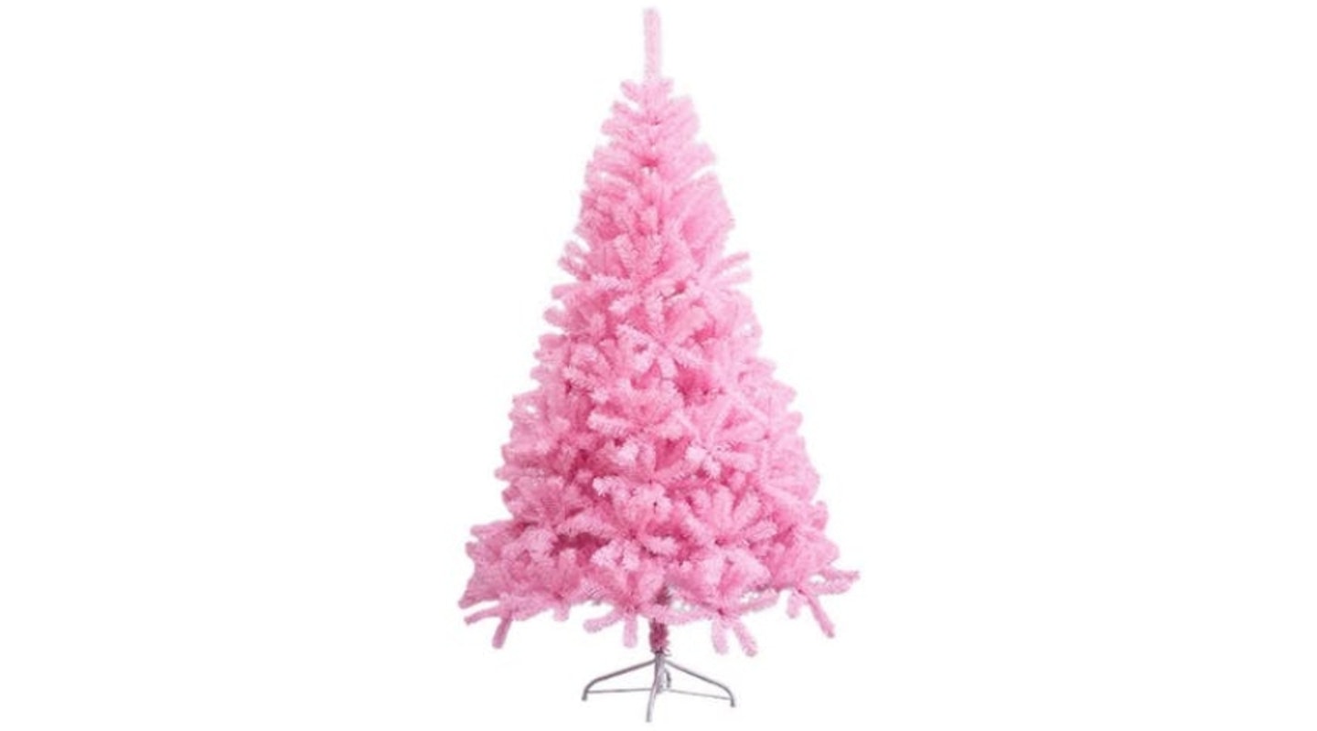 VEYLIN Artificial Christmas Tree With Metal Stand