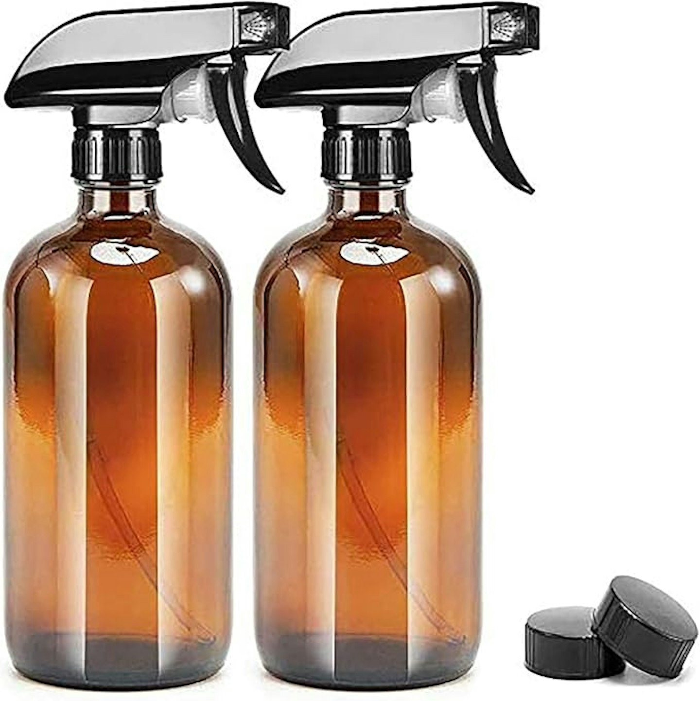 UMISKAM 2 Pcs Empty Glass Spray Bottles