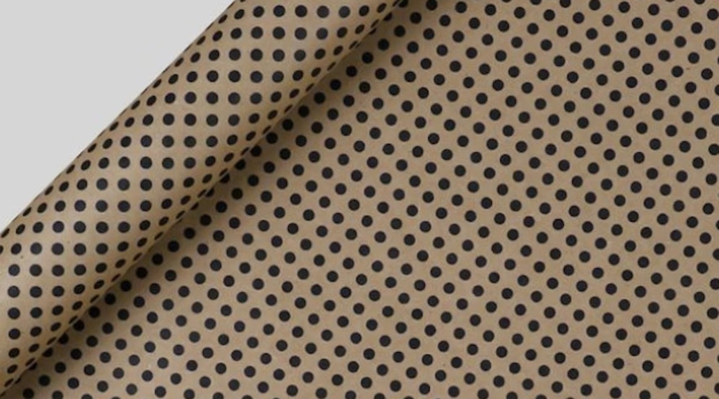 Kraft Black Dot Wrapping Paper