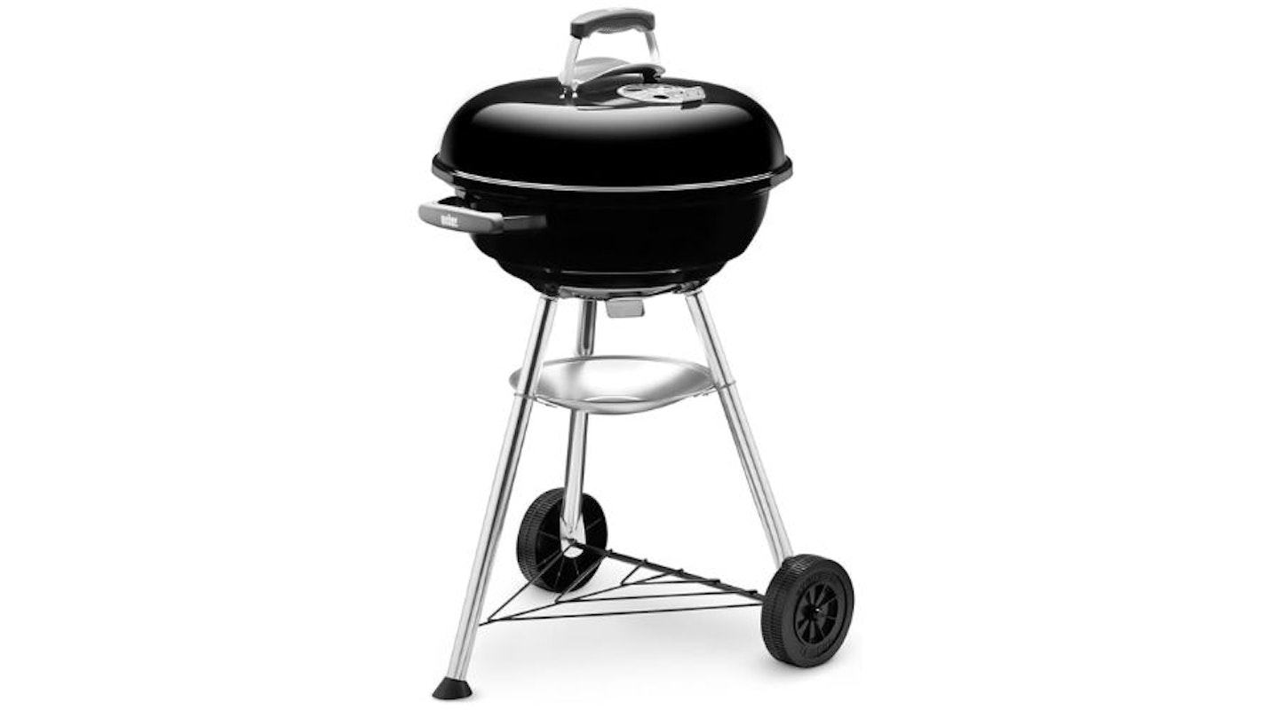 Weber Compact Kettle Charcoal Grill Barbecue