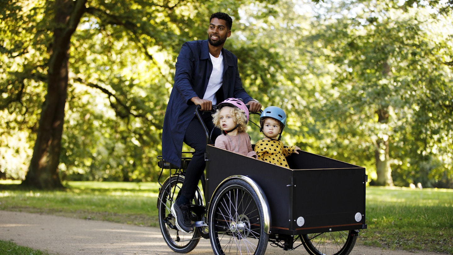 cargobike with children