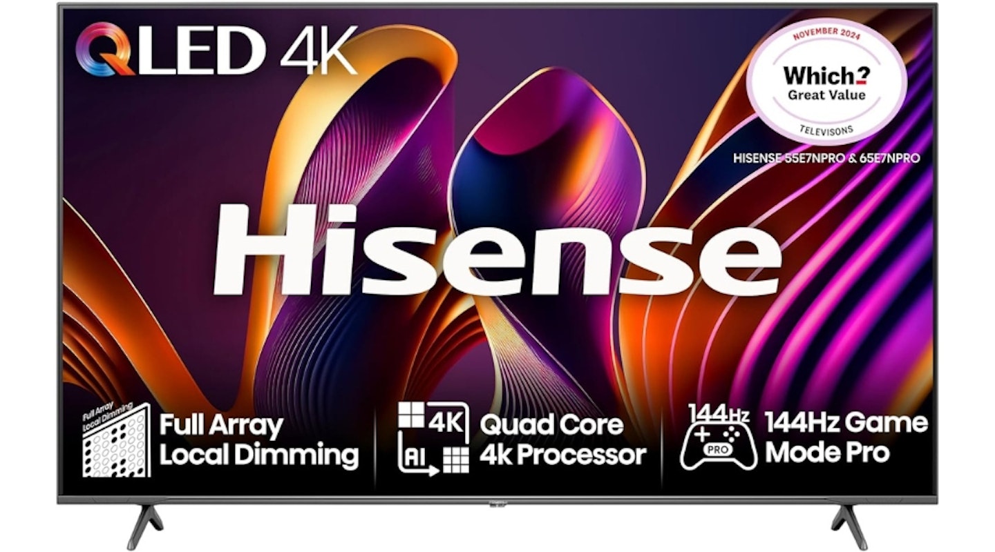 Hisense 55 Inch 144Hz 4K QLED Smart Gaming TV