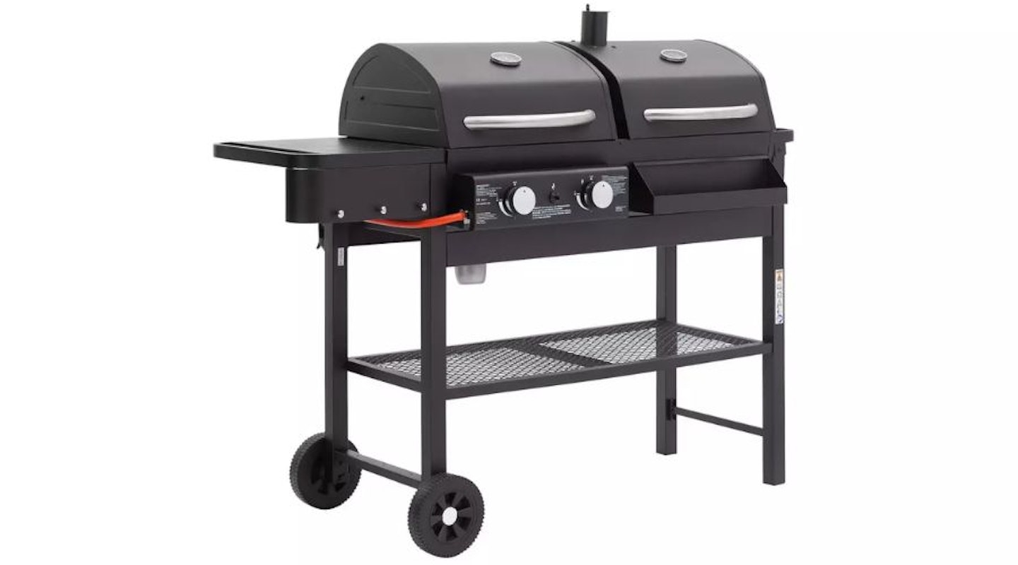 Premium Dual Fuel Charcoal and Gas Combi