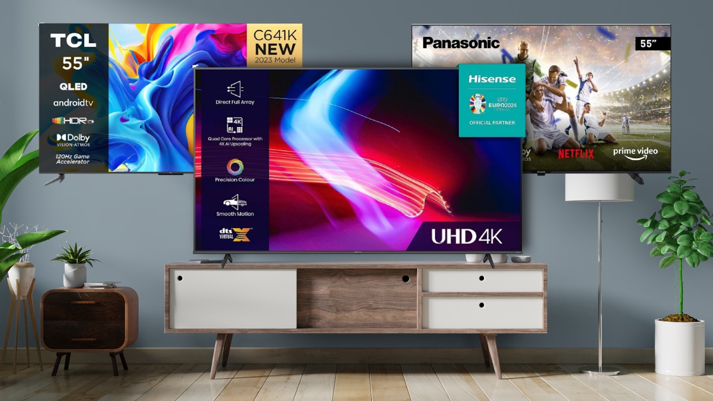 Some of the best 4K TVs under £500 in a lounge