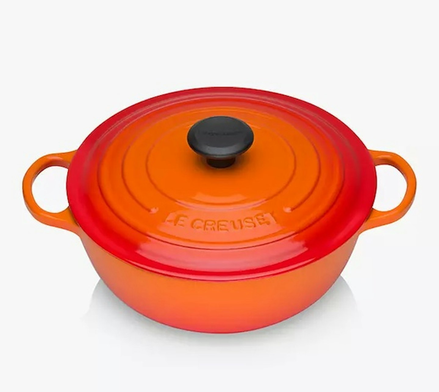 Le Creuset Essentials Cast Iron Round Casserole Soup Pot, 26cm, Volcanic