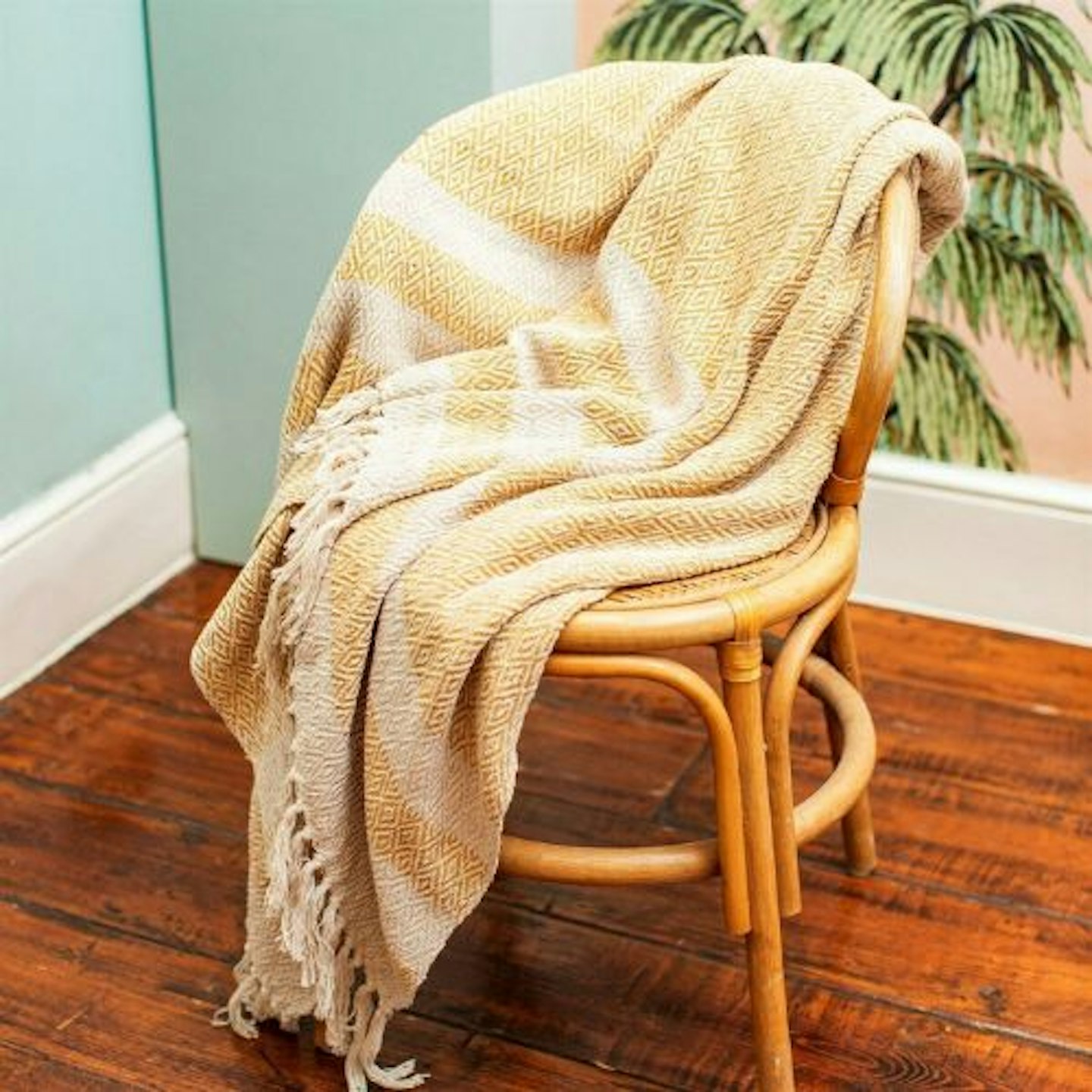 Sass & Belle Scandi Boho Stripe Blanket Throw