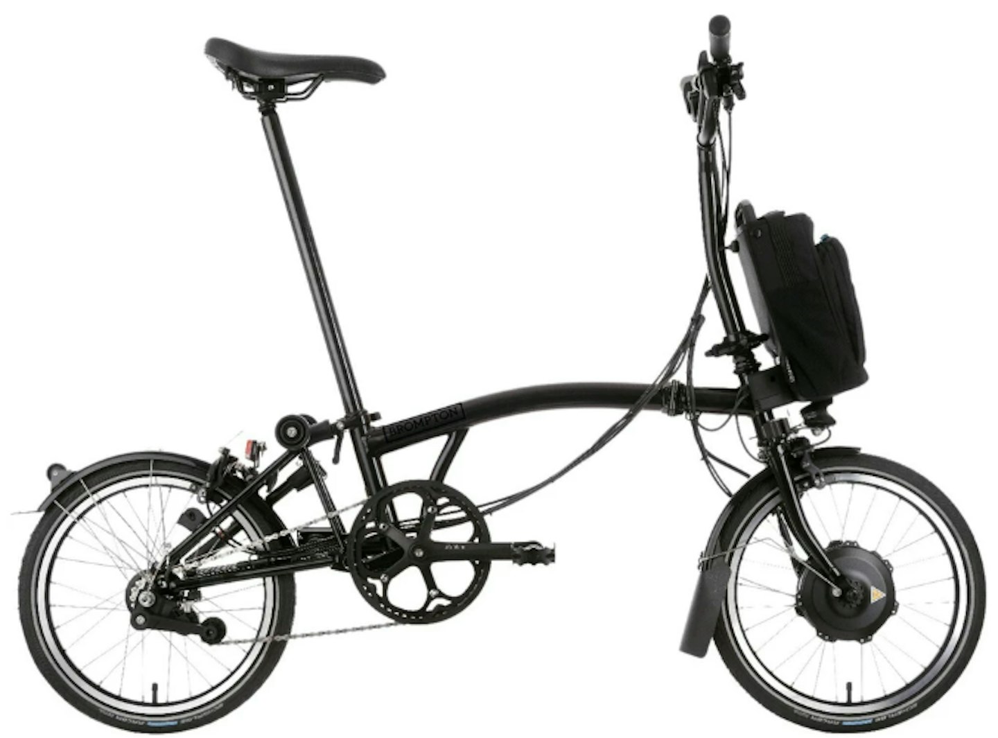 Brompton C Line Explore Mid Bar Electric Folding Bike