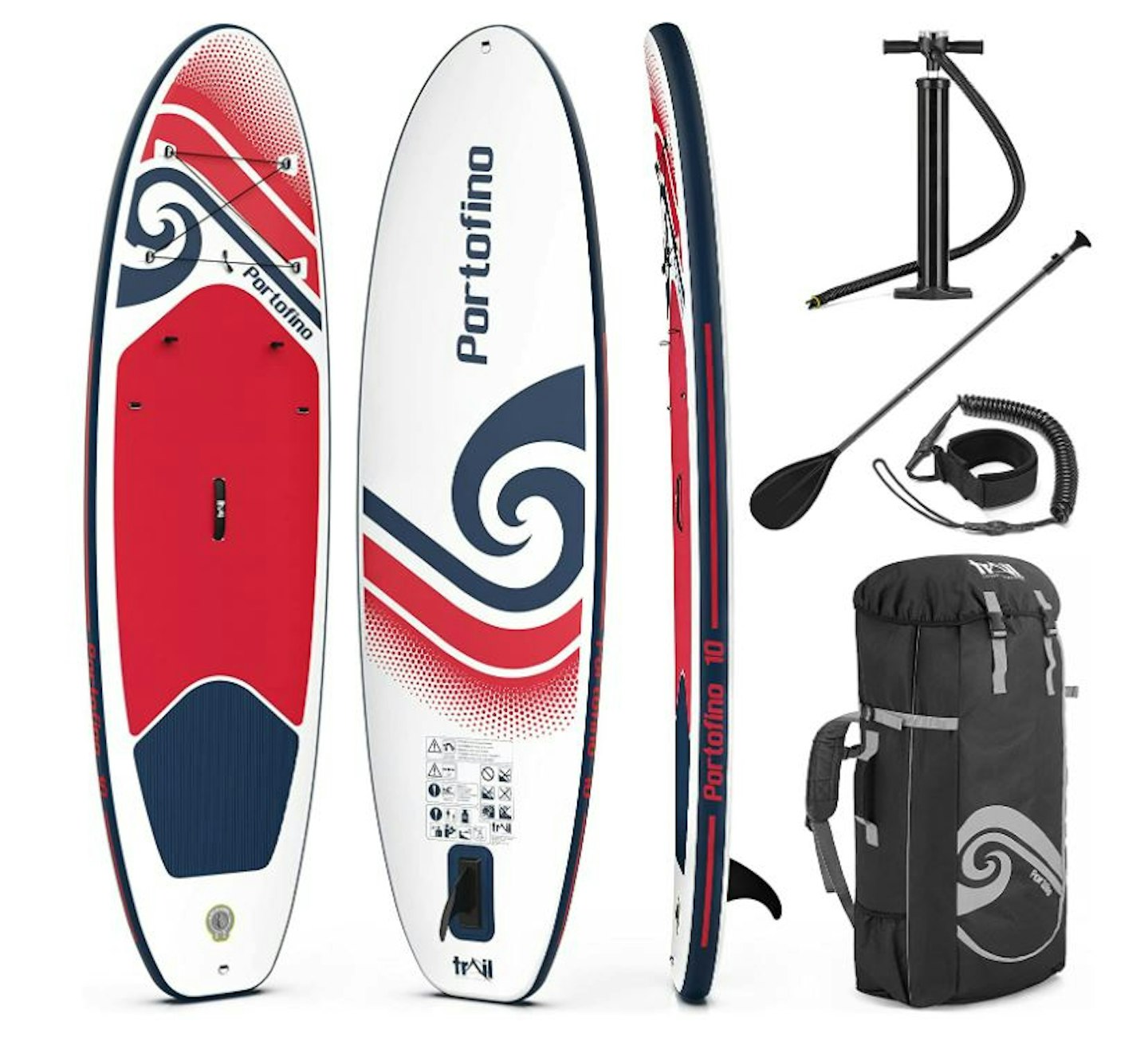 Trail Outdoor Leisure Portofino Inflatable Stand Up Paddle Board