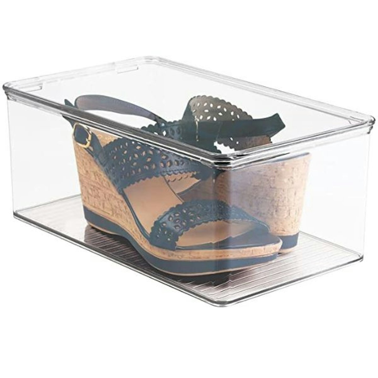 mDesign Stackable Shoe Box