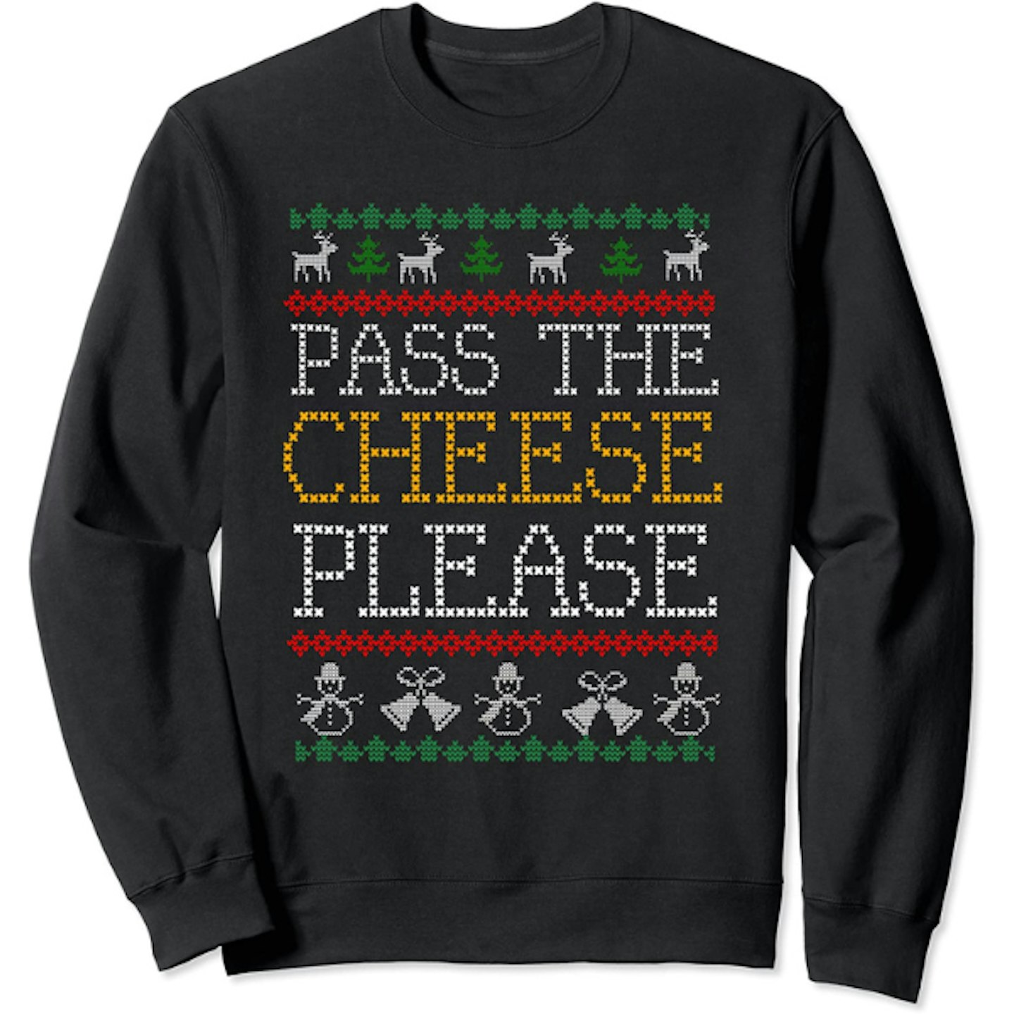 Pass the cheese please christmas cheeses lovers funny Sweatshirt