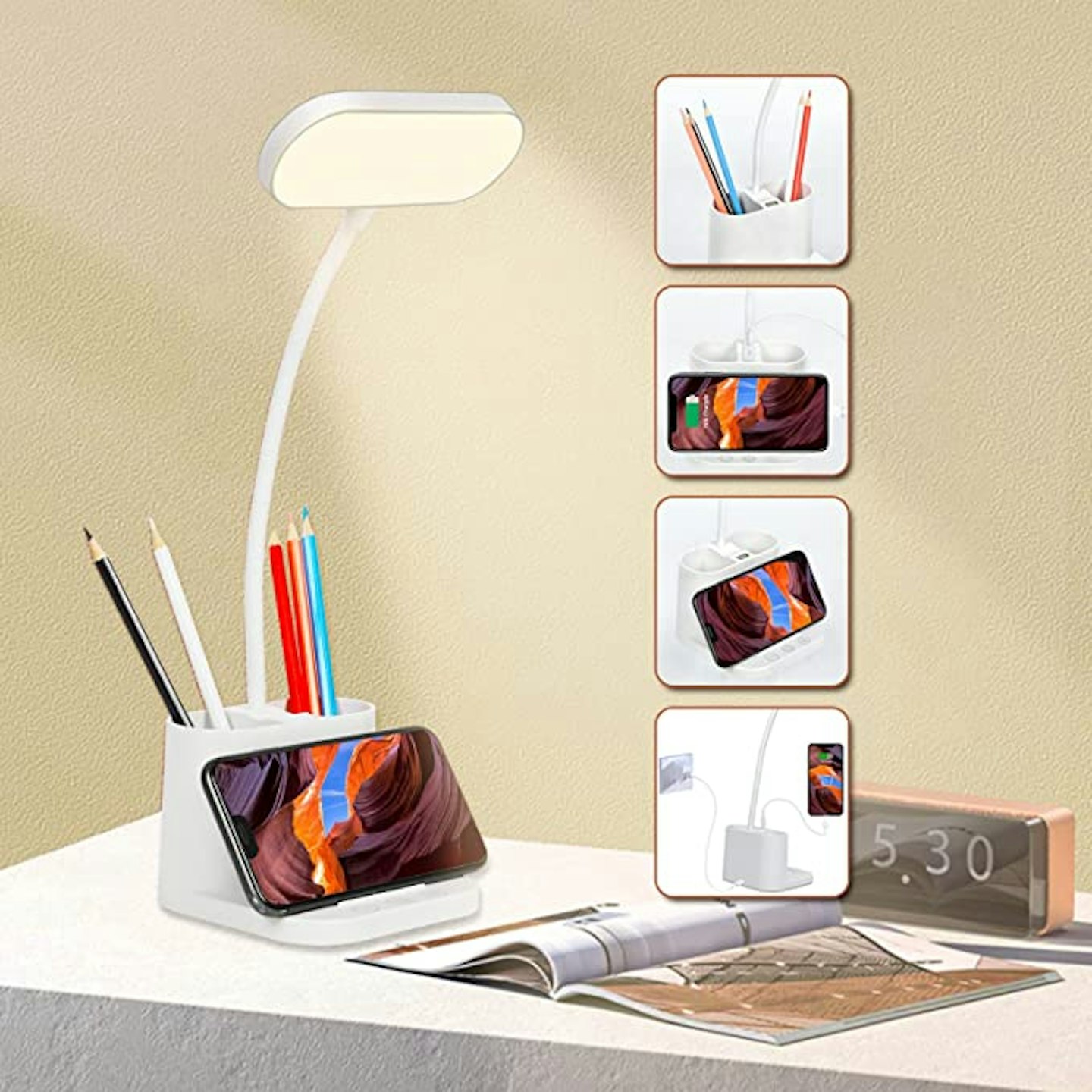 Desk Lamp, Eye-Caring Table Lamp