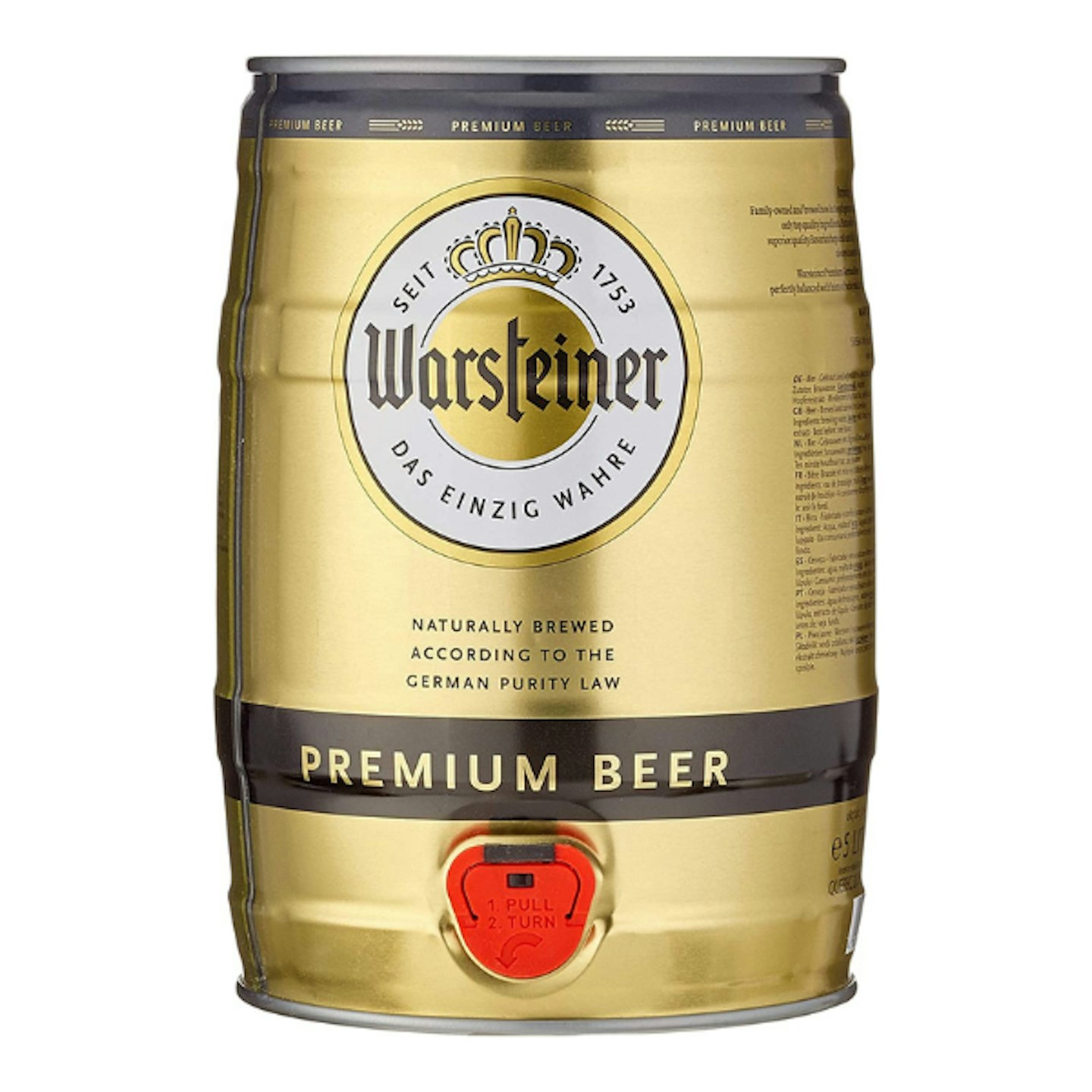 Warsteiner Mini Keg, 5 L