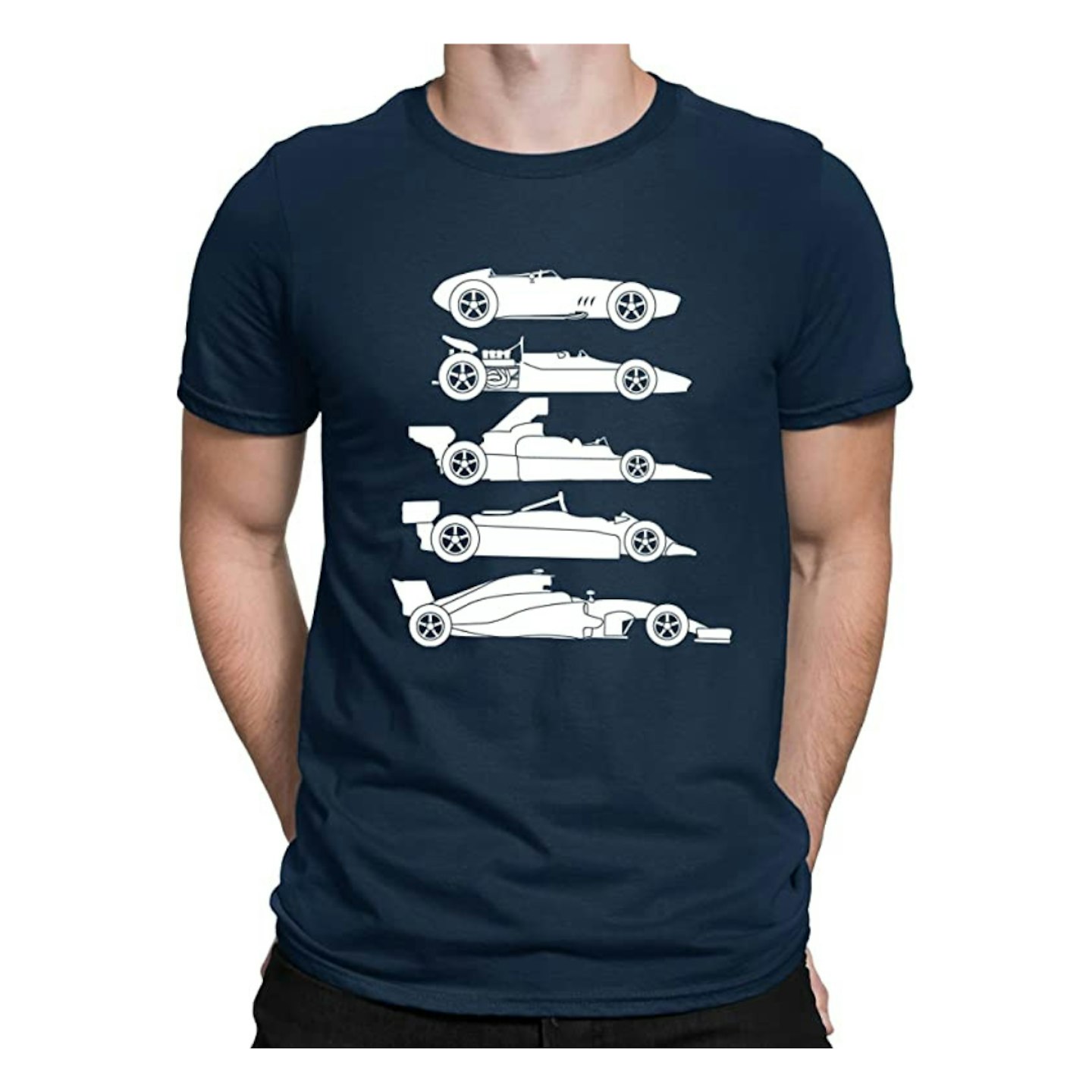 Mens Evolution of The Formula One Car T-Shirt