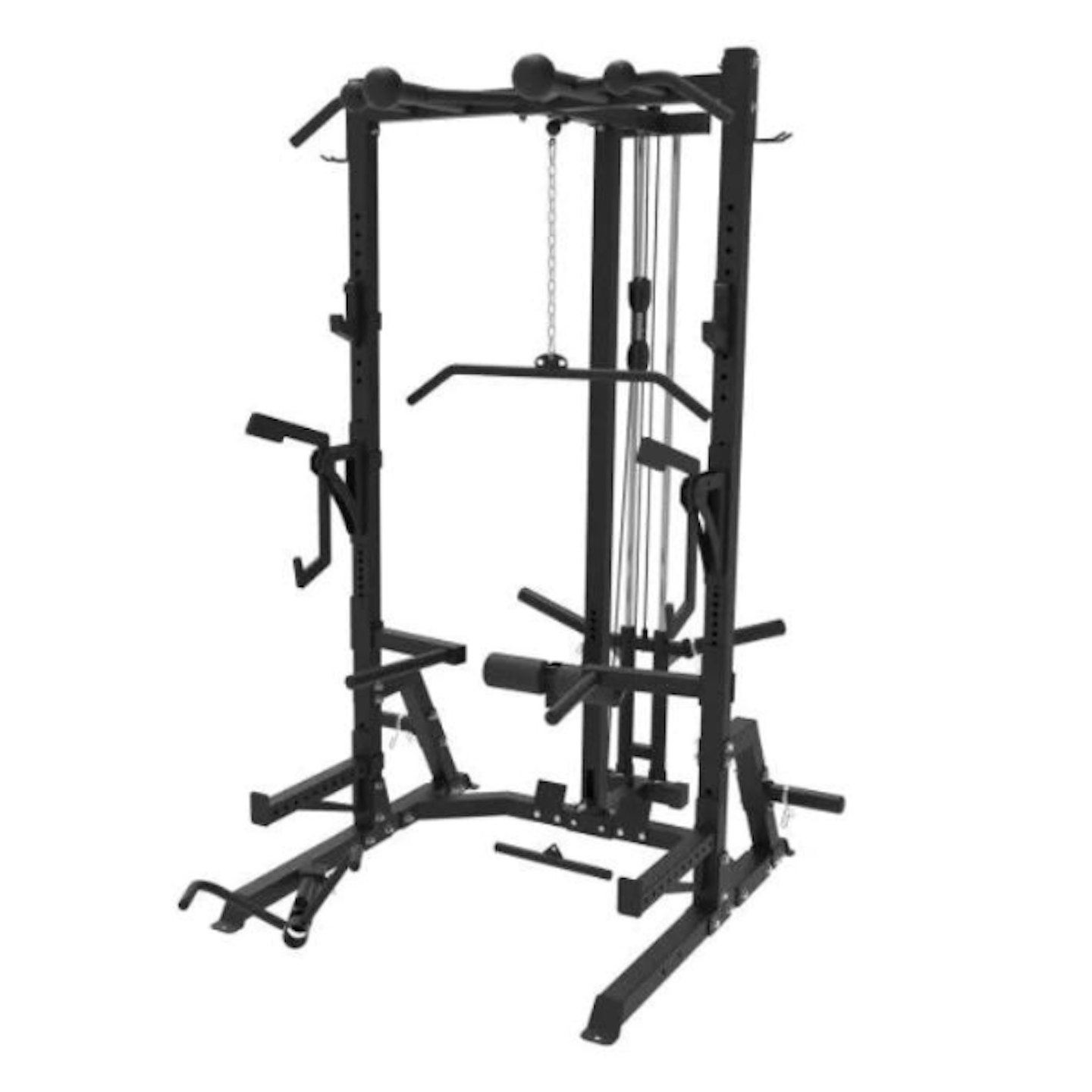 Phase 2 Quarter Squat Rack with Cable Pulley