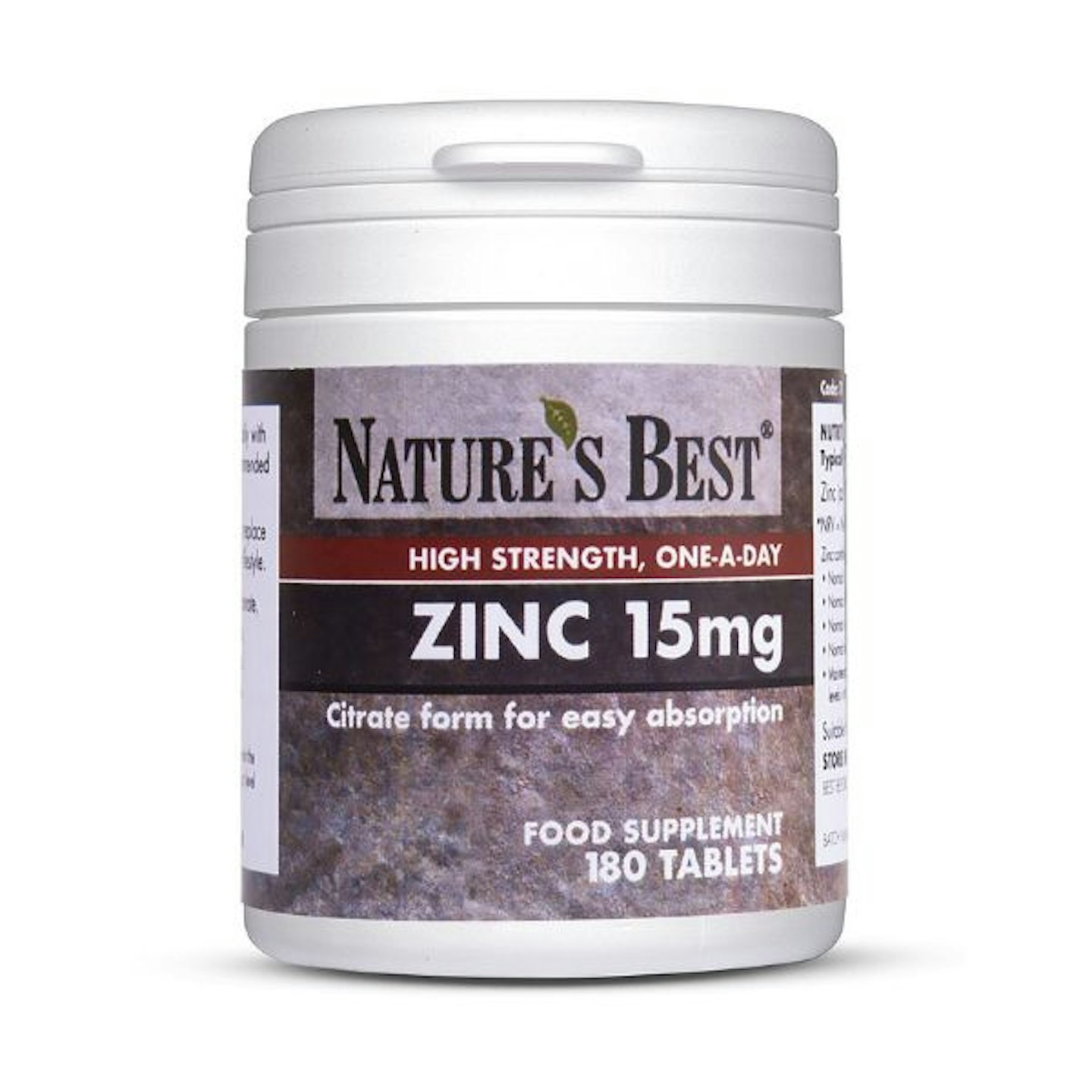 Nature's Best Zinc Supplements 