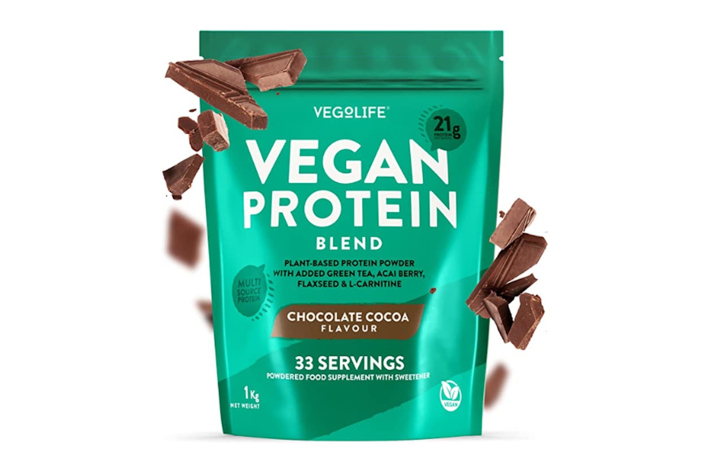 Huge Size - 1kg - Vegan Protein Powder - Chocolate