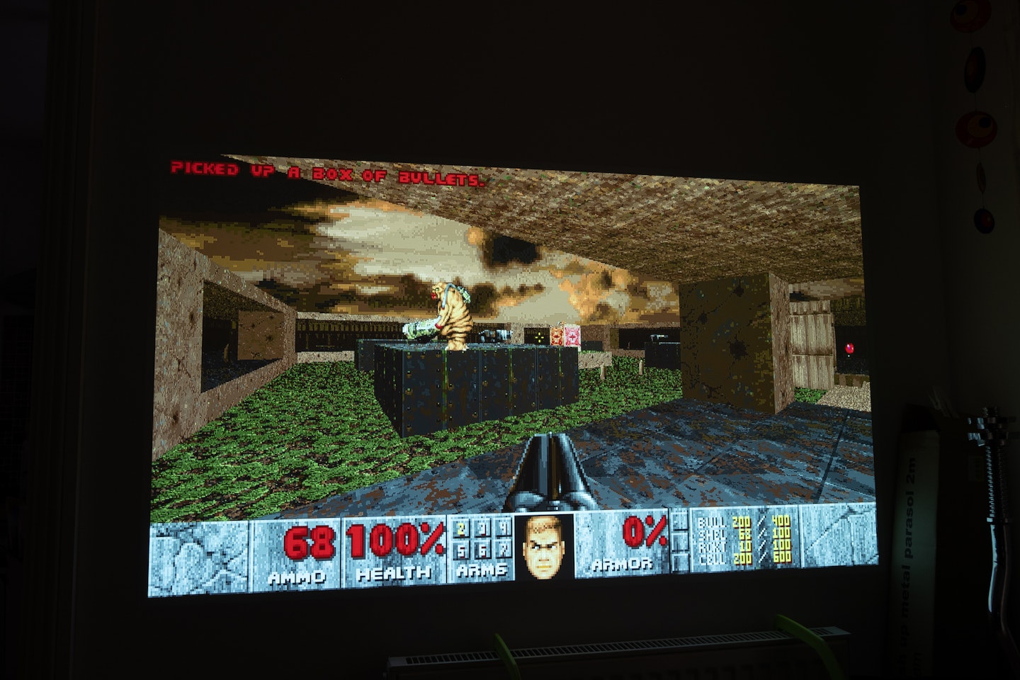 XGIMI HORIZON Pro 4K Projector playing Doom II