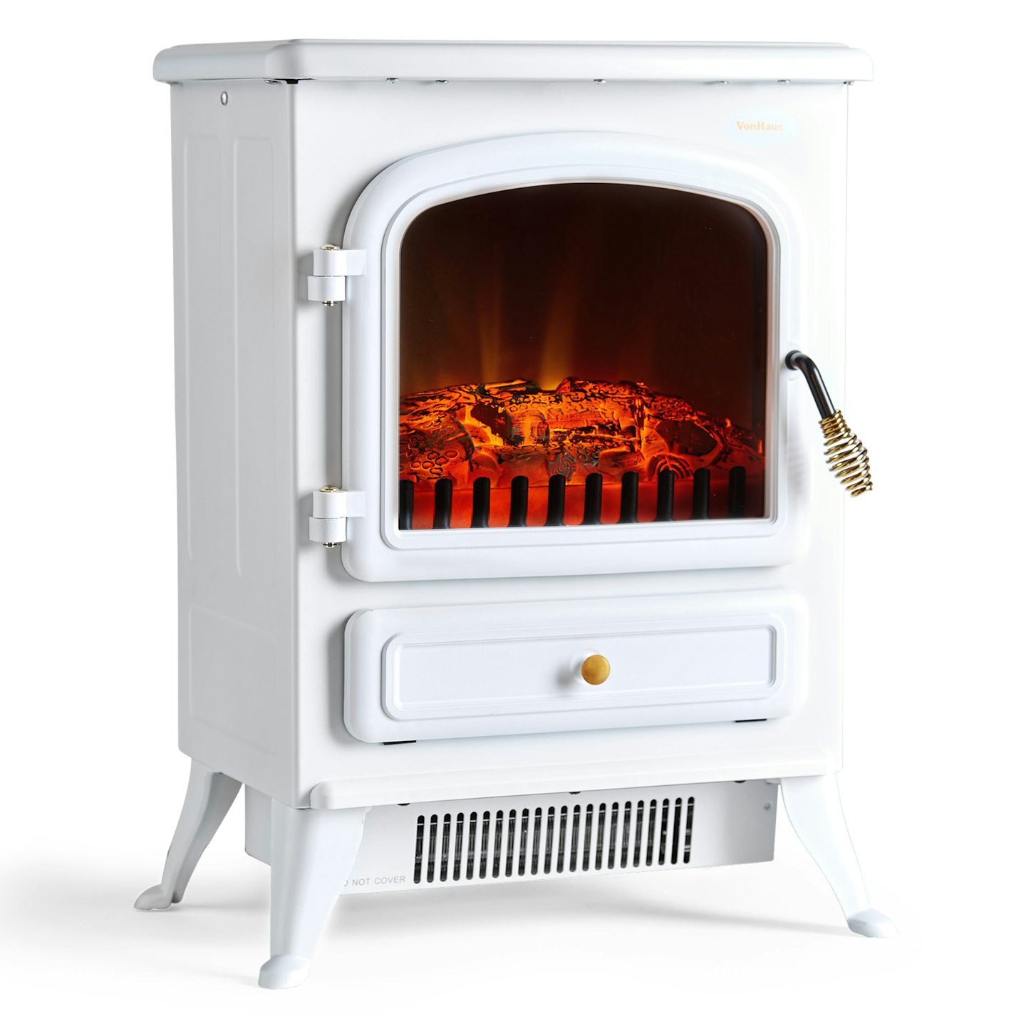 Vonhaus 1850W Portable White Stove Heater