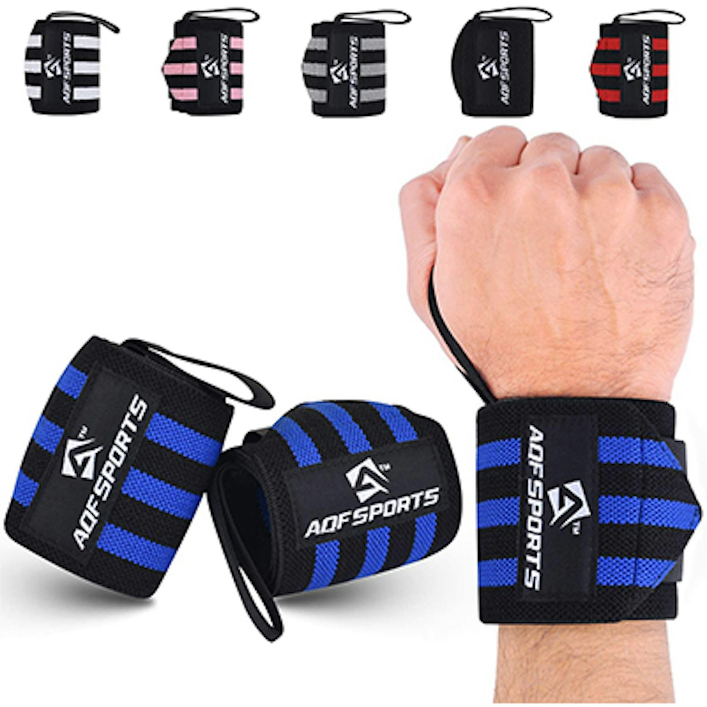  Beast Gear Wrist Wraps for Weightlifting - 20 Wrist Support  Straps for Weight Lifting with Thumb Loop : Sports & Outdoors