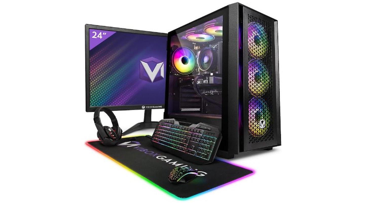 Vibox V-8 Gaming PC - 24-inch Monitor Bundle