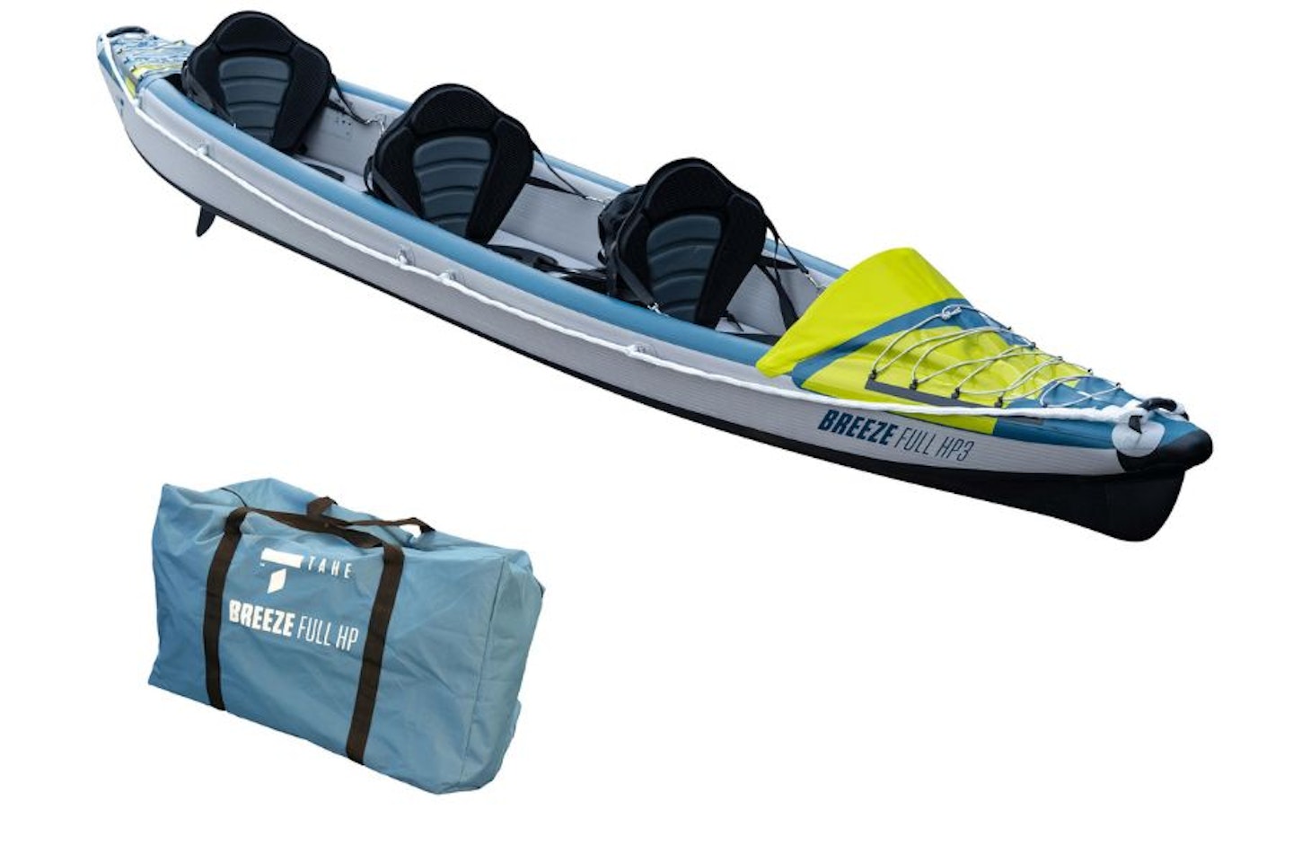 Tahe Outdoors Inflatable High-Pressure 3-Person Canoe/Kayak Hybrid