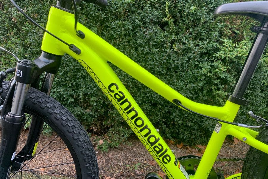 Lime green best sale cannondale mountain bike