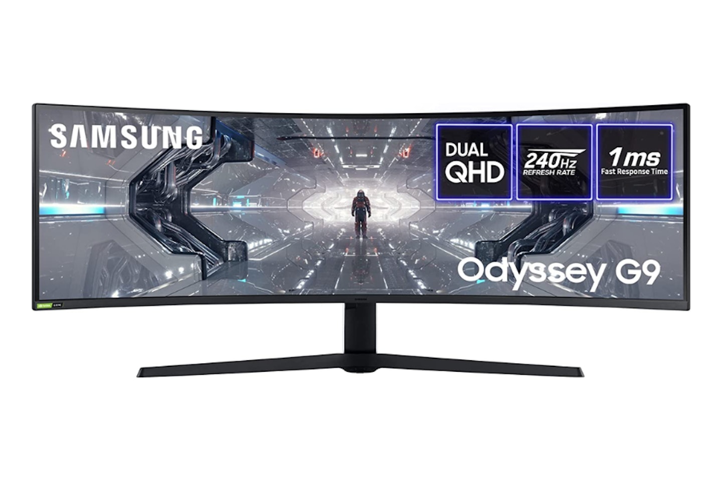 Samsung Odyssey G9 LC49G95TSSPXXU 49" Curved QLED Gaming Monitor
