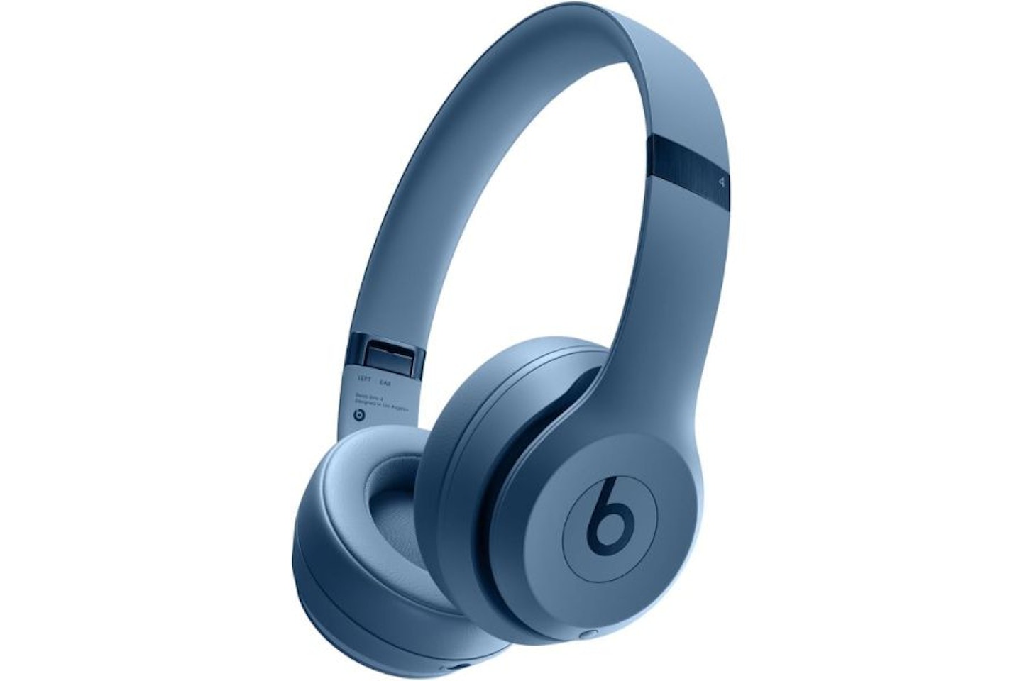 Beats Solo 4 headphones in blue