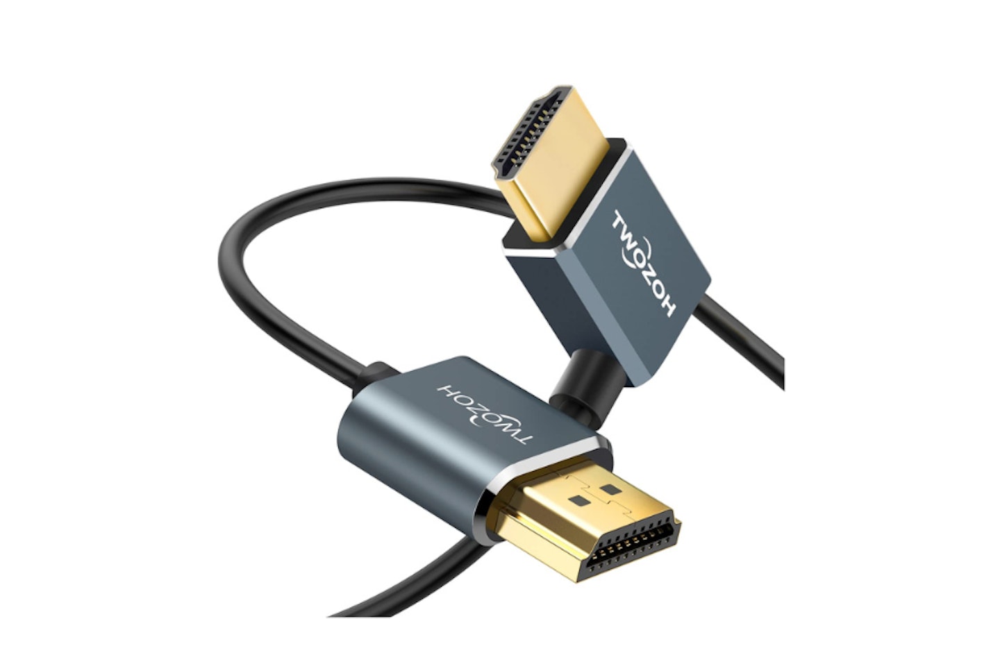 Twozoh Flexible HDMI to HDMI Cable Right Angled 90°