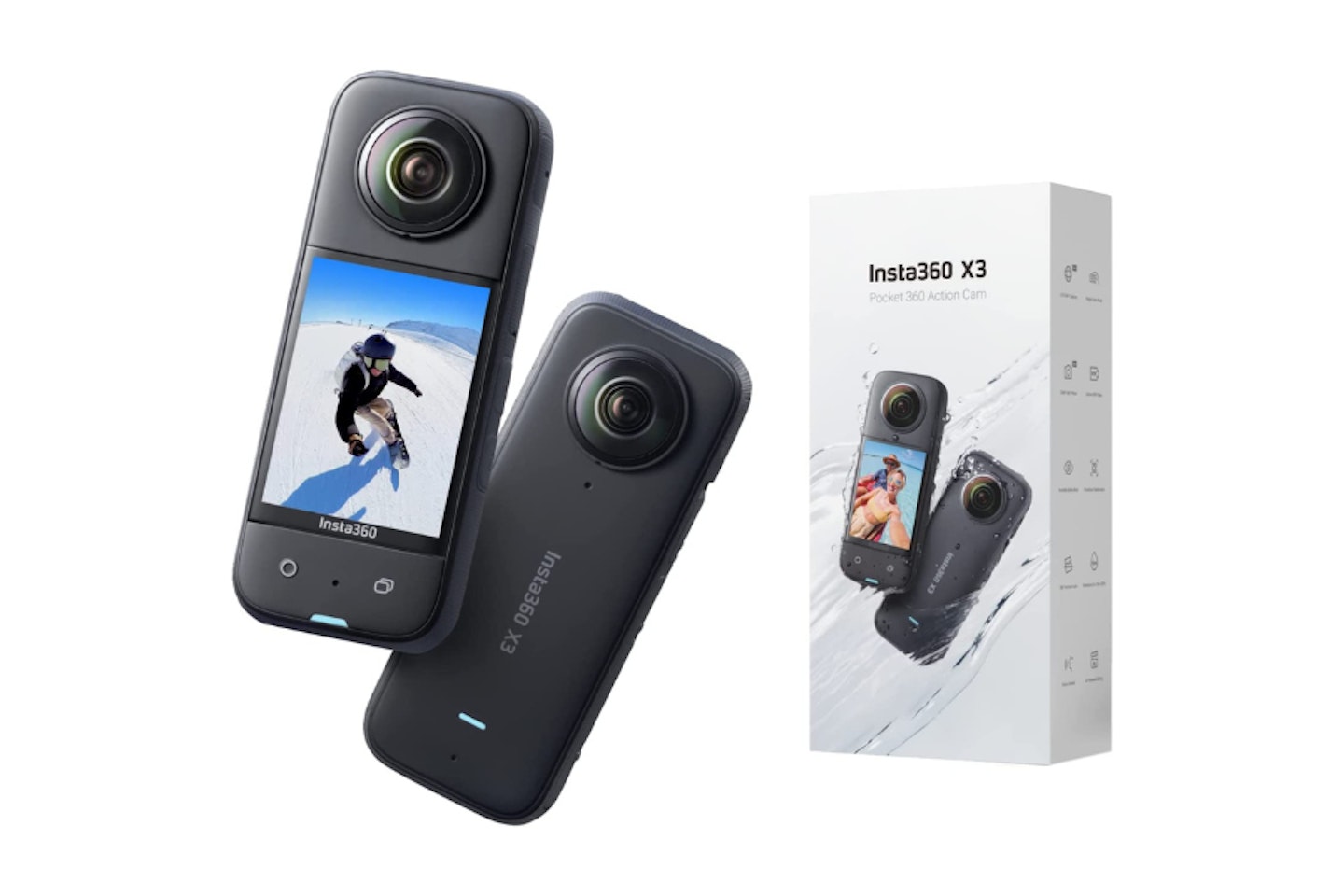 Insta360 X3 - Waterproof 360 Action Camera