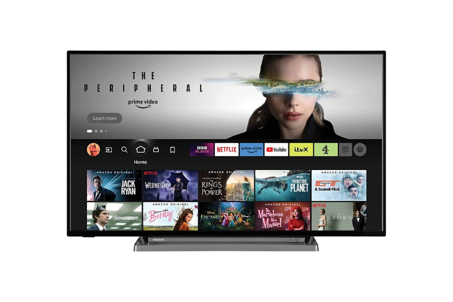 Toshiba UF3D 55 Inch Smart Fire TV - one of the best 4K smart TVs