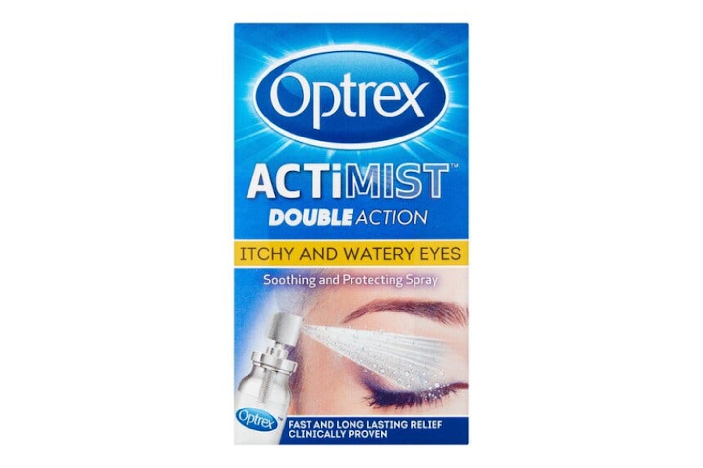 Optrex Actimist Double Action for Itchy & Watery Eyes - 10ml- one of the best hay fever eye drops