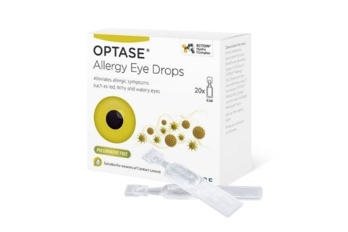 OPTASE Allergy Eye Drops 20 x 0.5ml - one of the best hay fever eye drops