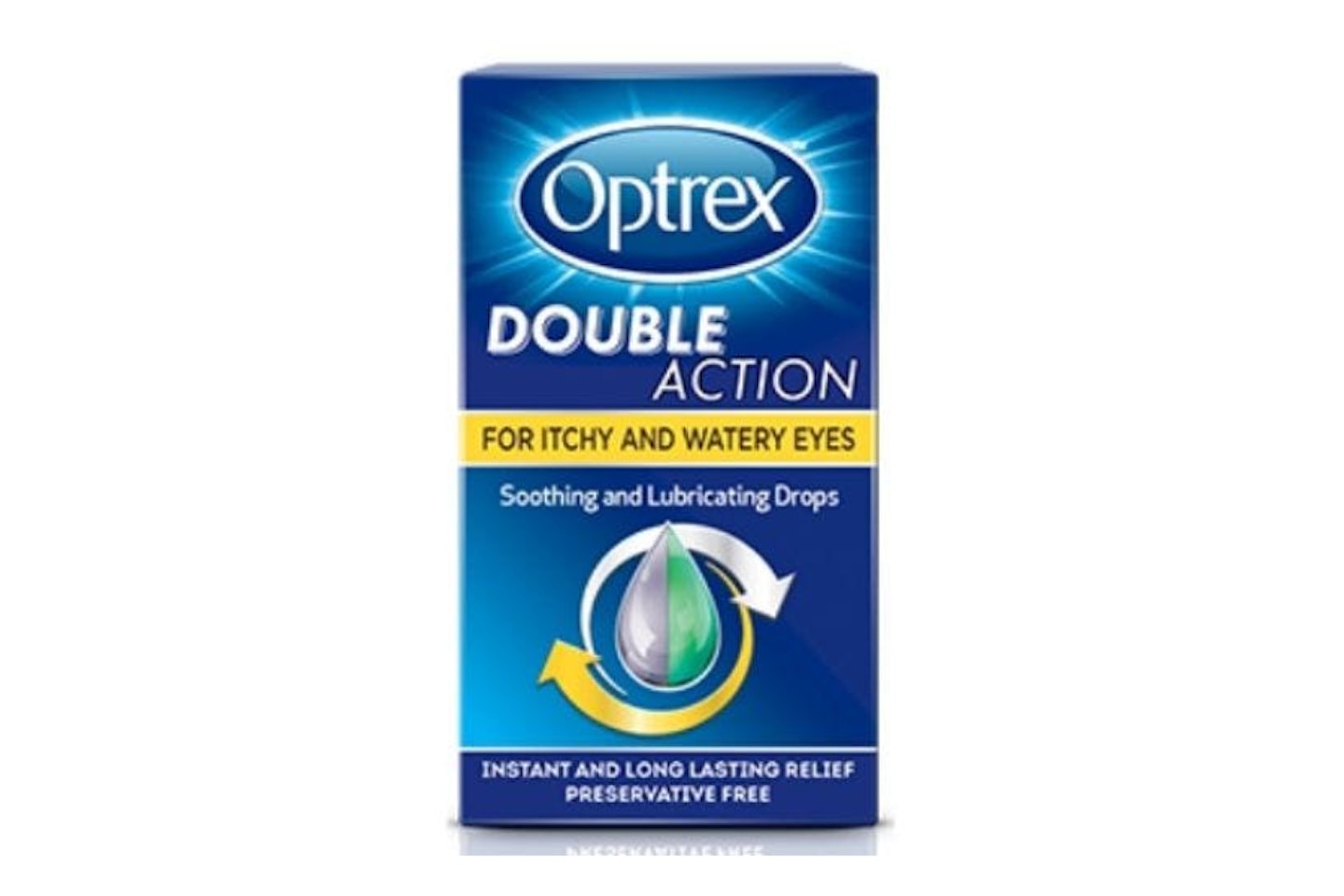 Optrex Double Action Drops for Itchy & Watery Eyes - 10ml -  one of the best hay fever eye drops