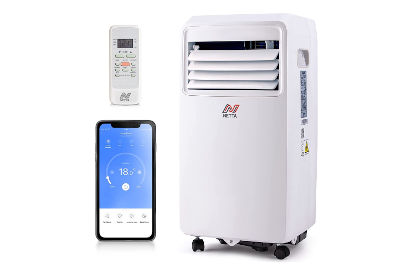 NETTA Portable Air Conditioner 3-IN-1 8000BTU - one of the best portable air conditioners of 2023