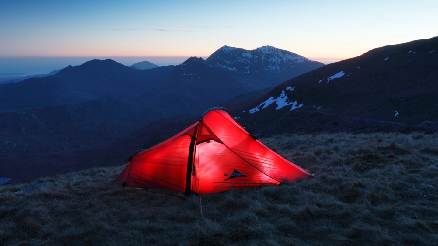 One of the best tent for wild camping in the mountains of Wales