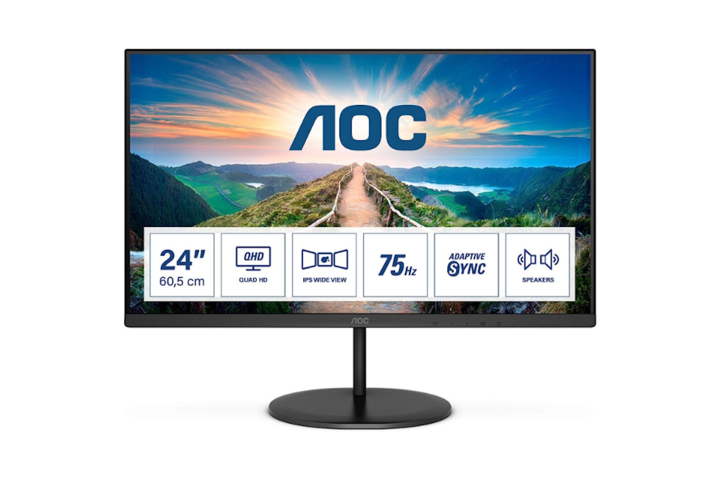 AOC Q24V4EA - 24 Inch 1440p Monitor