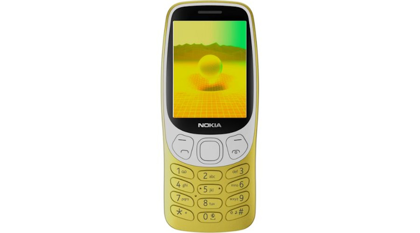 Nokia 3210 in Y2K yellow