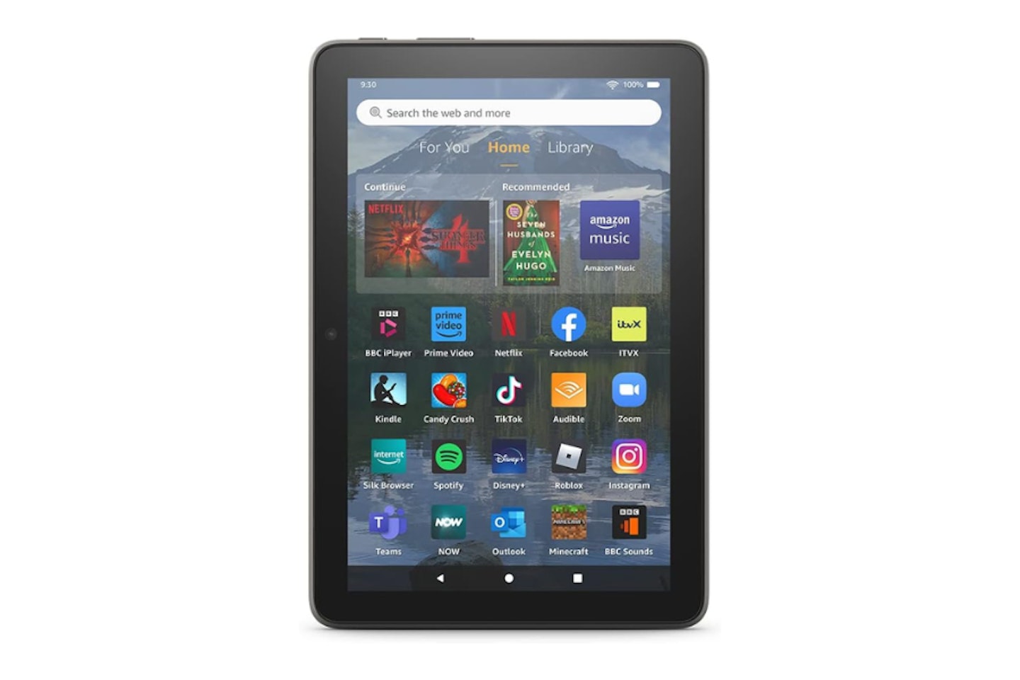 Fire HD 8 Plus tablet, 8" HD display, 64 GB, Slate - with Ads