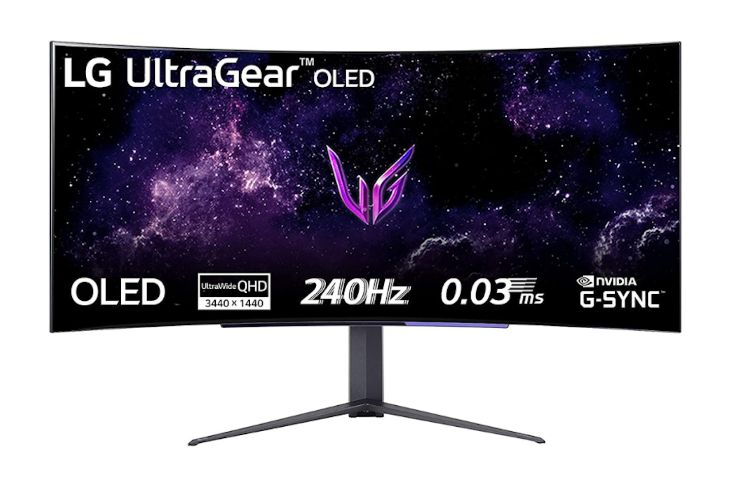 LG UltraGear 45GR95QE - 45 Inch Curved OLED Gaming Monitor - one of the Best monitors for PS5