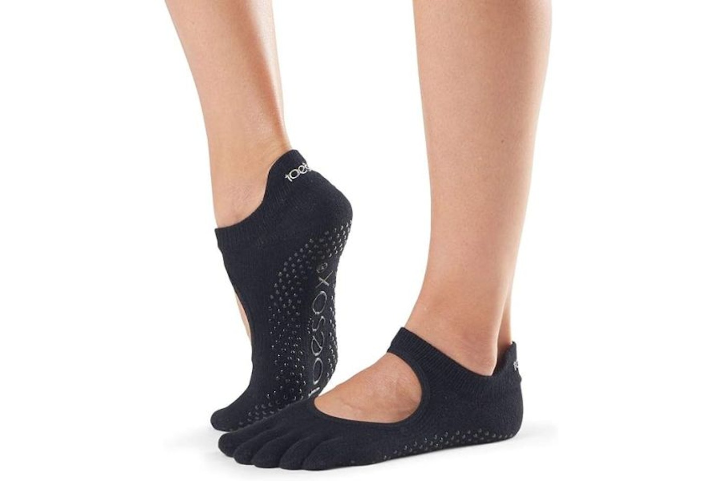 Five Toed Pivot Barre Yoga Socks Pure Cotton Dot Silicone Non-slip Women  High Quality Five