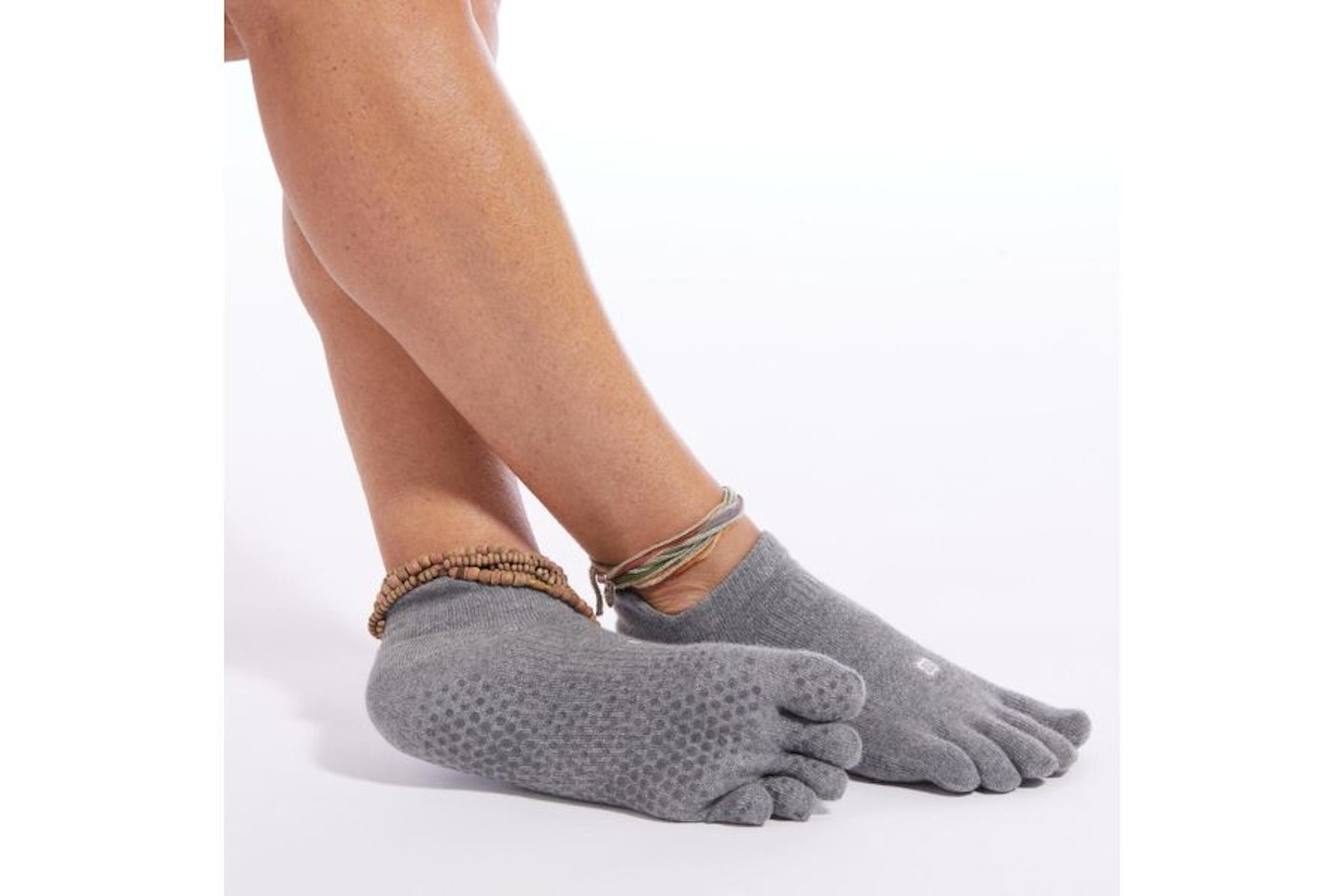 KIMJALY Non-Slip Yoga Toe Socks