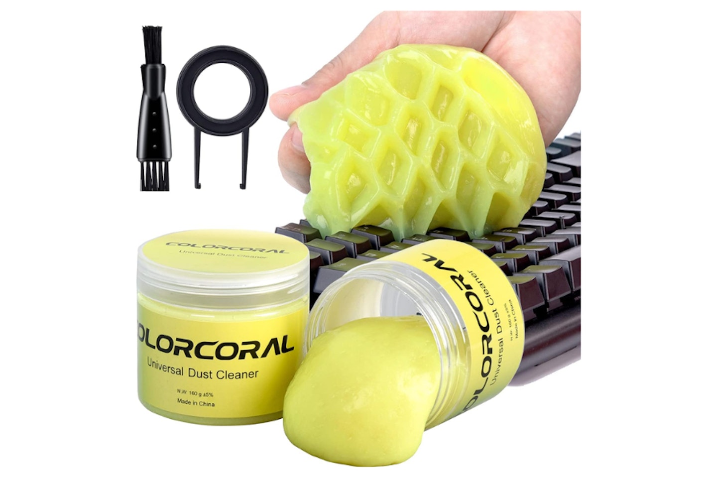 COLORCORAL Keyboard Cleaning Gel Set (2 pack) - one of the best keyboard cleaner products